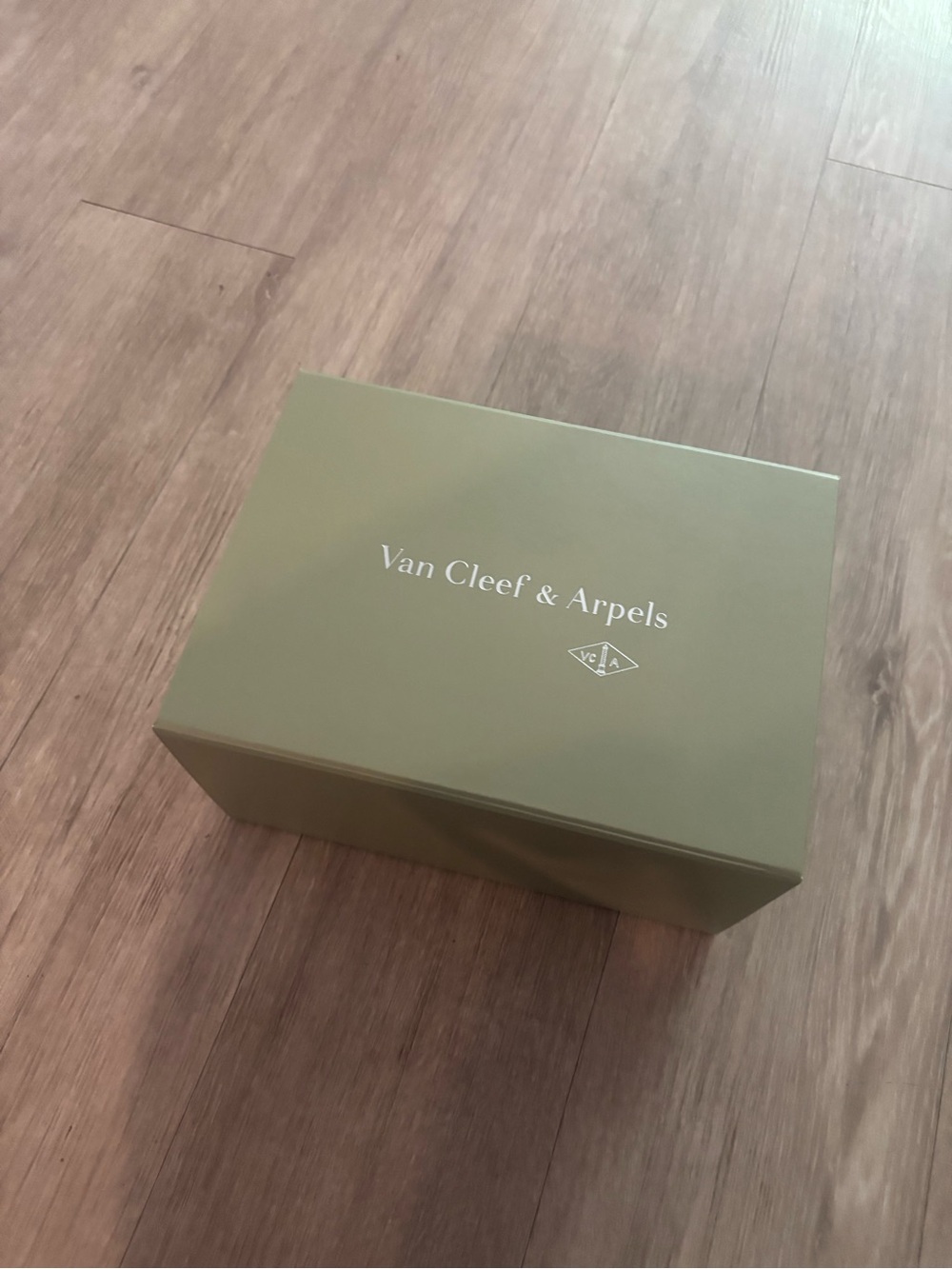 Van Cleef & Arpels Olive Green Jewelry Box